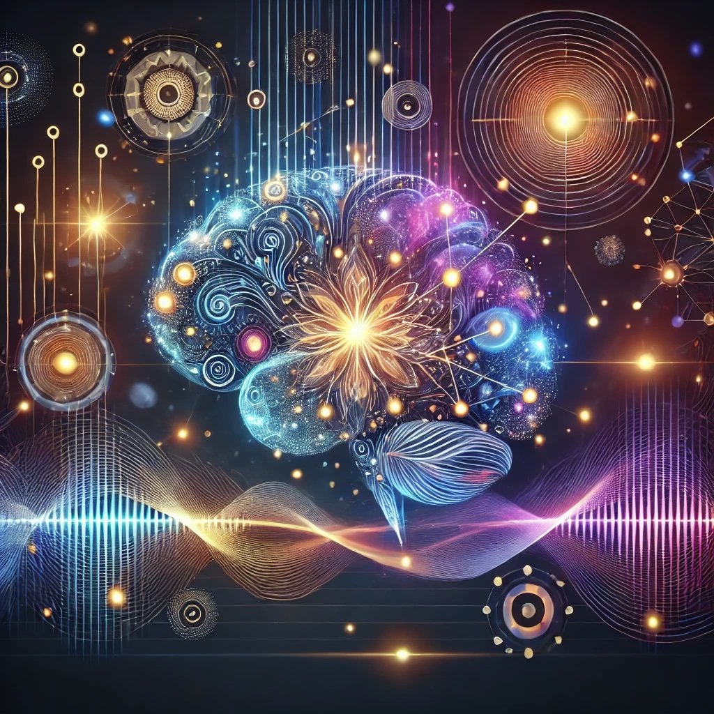 Neuroscience and nervous system regulation artwork